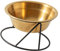 BELLIFFY High Base Cat Food Bowl Pet Neck Protection Bowl Stainless Steel Kitten Feeder