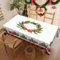 Weihnachten Tischdecke Abwaschbar Rechteckig Weihnachtsbaum Gartentischdecke Fleckschutz Wasserdicht Tischtuch Pflegeleicht Weihnachtstischdecke für Küche Esstisch Party Dekor 140x180cm
