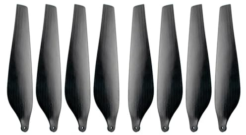 KRLAZdN 3820 breite Drohnenteile, zusammenklappbarer Kohlefaser-Propeller, CW und CCW, kompatibel mit landwirtschaftlichen Drohnen der T30-Serie(4pcs CW and 4pcs CCW)