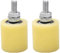 Lot de 2 rouleaux de guidage pour portail coulissant, en nylon robuste pour maison, garage, jardin (32 x 40 mm)