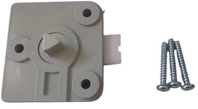 OPENCLIMA - Cerradura Triangular para Armario de Contador de Gas Homologada - Cerradura de Plástico con Resbalón - Protección Eficiente para Sistemas de Gas - Fácil Instalación y Alta Seguridad