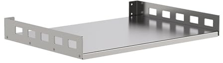 Guoyoocc Mikrowellenherd Rack,Mikrowelle Halterung Hängende Mikrowelle Halter Extra Ofen Regal Küchenregal Universalregal,40-60cmMehrere Größenoptionen (Silber)