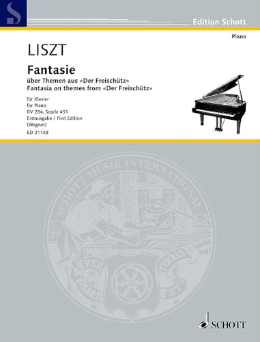Fantasy: on themes from the opera Der Freischütz by Weber. RV 284, Searle 451. piano.