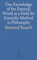 Our Knowledge of the External World as a Field for Scientific Method in Philosophy