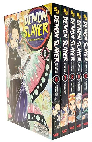 Demon Slayer: Kimetsu no Yaiba Vol 6-10 Collection 5 Books Set