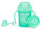 Twistshake Mini Cup – Gobelet Anti-Déversement 230 ml avec Bec Souple et Mélangeur de Fruits – Tasse de Sevrage Anti-Fuite pour Bébé – Sans BPA – Vert