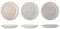 Bloomingville Teller Maya, rosa grün lila, Keramik, 3er Set