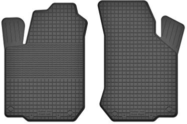 2 Stück Gummifußmatten Vorne kompatibel mit VW Polo III 6N (Bj. 1994-2001) ideal angepasst