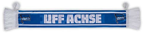 Hertha BSC Berlin Autoschal - UFF ACHSE - Auto Schal Car Scarf Fanschal - Plus Lesezeichen I love Berlin