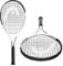 HEAD Geo Speed Tennisschläger für Erwachsene, vorbespannter Kopf, leicht, Balance, 79,5 cm, 12,4 cm Griff, Schwarz/Weiß