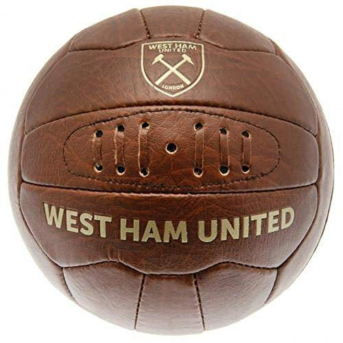 WEST HAM FAUX LEATHER RETRO BALL SZ5/7108