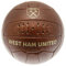 WEST HAM FAUX LEATHER RETRO BALL SZ5/7108