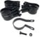FENCESMART4U (10 Pack) Tension Bands with Bolts & Nuts for Chain Link Fence, Gate, Posts (2-3/8) Black Finish