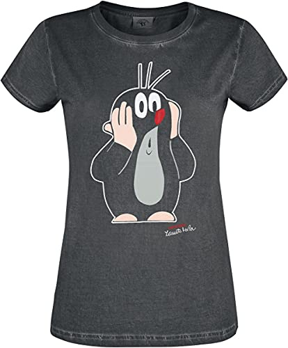 Der kleine Maulwurf Maulwurf Frauen T-Shirt schwarz