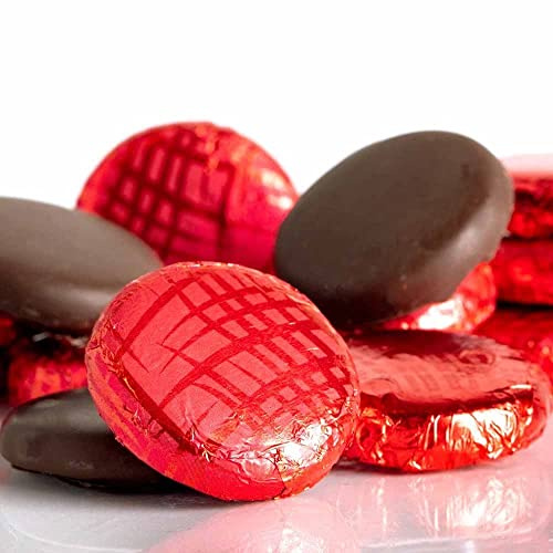 Whitakers Dark Chocolate Creams - Red Foiled Fondant Cremes (Strawberry, 1200g)