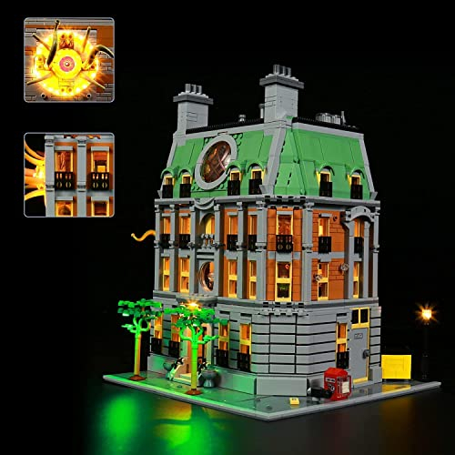 Led Licht Set Kompatibel mit Lego 76218 Marvel Sanctum Sanctorum Building Set with Doctor Strange, Licht-Kit für Sanctum Sanctorum Kreatives Dekorationslicht (Kein Modell)