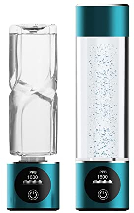 Générateur d'eau en bouteille d'hydrogène, machine portable d'ionisation d'eau riche en hydrogène de 280 Ml, mug d'eau riche en hydrogène rechargeable par USB de 1800 MAh pour les voyages à la maison