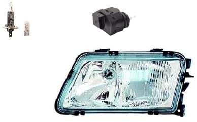 Johns, Scheinwerfer passend für Audi A3 8L 09/96-08/00 Links Leuchtmittel m. Stellmotor