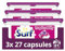 Surf Tropical Lily 3 in 1 Capsules Washing Capsules even more fragrance* for brilliantly clean laundry every time 3x 27 capsules (81 washes)