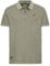 camel active Herren Pique Kurzarm Poloshirt in Regular Fit aus Reiner Baumwolle Khaki, Menswear-L