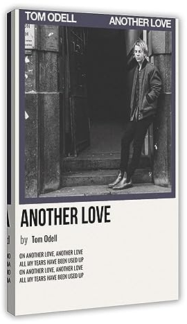 Englischer Sänger-Songwriter Tom Odell – Another Love Music Album Cover Wall Art Deco Poster Leinwand Poster Wandkunst Dekor Druck Bild Gemälde für Wohnzimmer Schlafzimmer Dekoration Rahmenstil 20,3 x