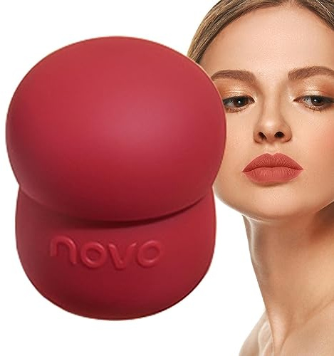 Velvet Lip Tint - Velvety Mousse Lipstick,Milk Pot Shape Non-Stick Cup Mud Texture High Pigment Color Mousse Long Lasting Moisturizing Lipstick For Lip And Cheek