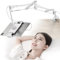 CACENCAN Soporte para tablet para cama, color blanco, ultraduradero, soporte para teléfono y iPad