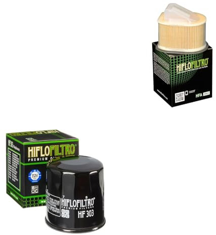 DB PARTS Kit filtro aria e filtro olio compatibile con Kawasaki Z800 (ZR800) 2013-2016