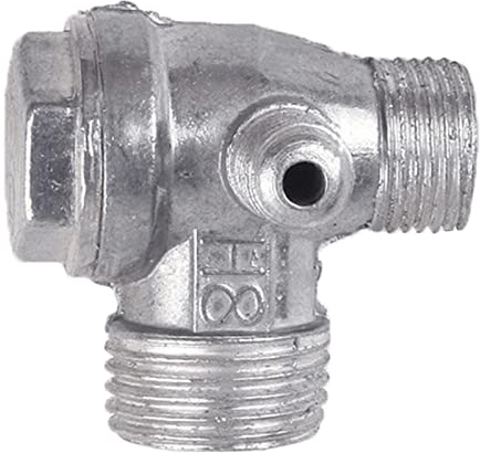 3-Wege-Luftkompressor, unidirektional, Messing/Aluminiumlegierung, Ersatz-Rückschlagventile, Rücklauf-Pool-Stecker für Aquarien, 3-Wege-Unidirektionale Kontrolle