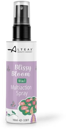 Altéax Blissy Bloom Thermoprotektor für Haare, 100 ml, 10 in 1, ideal zum Entwirren von Haaren von Kindern und Erwachsenen, gegen Frizz, professionelles Haar, nährend und feuchtigkeitsspendend