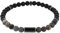 JOOP! Armband Edelstahl Herren Armschmuck, mit Achat, 19 cm, Grau, Kommt in Schmuck Geschenk Box, 2038991