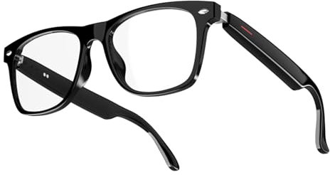 Smart Glasses Speaker - Wireless Smart Glasses, Answer and End Calls Audio Glasses | Wireless Smartphone Audio Glasses,indoor Entertainment for Smartphones Men Women Play Songs