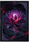 Katomula 100 MTG Kartenhüllen mit 100 Innenhüllen, strukturierte Rückseite Art Hüllen, schwarzer Rand & schwarze Innenseite, passend für Karten in Standardgröße - Black Lotus