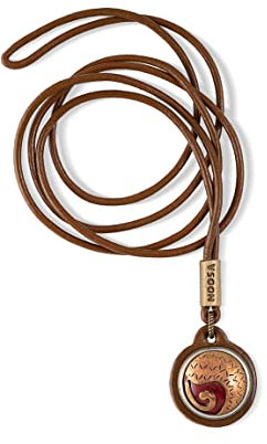 NOOSA-Amsterdam ORIGINAL LEDERKETTE MANI midbrown antikmessing - ohne Chunk