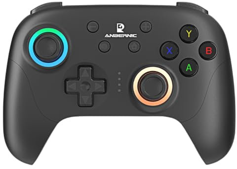 LYEAA – manette de jeu Compatible, pour Switch PC Steam, contrôleur de jeu à effet Hall rvb, Joystick
