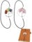 MOPZIJA 2PCS Elastische Lesezeichen, Chakra Lesezeichen Kristall Heilstein Vintage Metall Lesezeichen für Buchliebhaber Handgefertigte Kristall Glücksbuch Marker gebundene,spirituelle geschenke