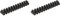 Legrand - Borne de raccordement Nylbloc 12 plots de 6mm² - 41A - noir (Lot de 2)