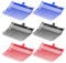 VEVOR 6PCS Manure Fork Replacement Head, 18 Angled Tines Horse Manure Fork Head, Durable Plastic Pitchfork Heads, Horse Mulch Rake for Picking up Stable Stall Muck Grass Hay Cleaning Farm Work
