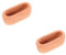 VANZACK 2 Pièces Petits Pots de Fleurs Terre Cuite Mini Pots de Céramique pour Plantes Intérieur Extérieur pour Aux Intempéries
