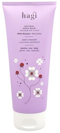 Hagi Weißstrauß Natürliche Bodylotion 200 ml - Feuchtigkeitsspendend, Kräftigend, Glättend - Jasmin, Orangenblüte, Vanille, Algen, Shea Butter, Skwalan - Für Trockene und empfindliche Haut