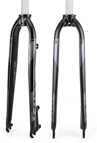 FKXSXAZ 700c Road Front Forks, Aluminum Alloy Hard Fork 26/27.5/29in Mountain Bike Suspension Forks For Accessories