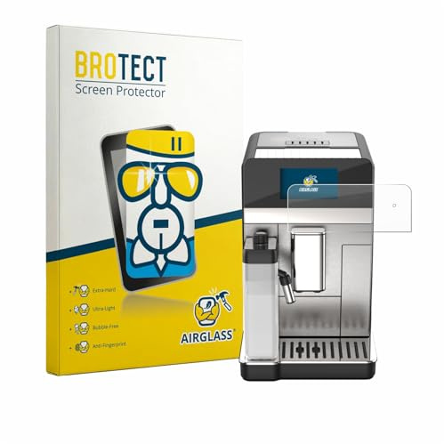 BROTECT Schutzglas für DeLonghi Eletta Ultra 2026 | Transparenter Displayschutz Made in Germany Schutzfolie Panzer Folie Glas 9H Anti-Fingerprint Einfache Montage Clear