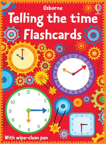 Telling the Time Flash Cards: 1 (Usborne Flashcards)