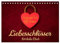 Liebesschlösser, Ich liebe Dich (Tischkalender 2025 DIN A5 quer), CALVENDO Monatskalender: Geschenk-Kalender mit Poesie, Sprüchen und Zitaten (CALVENDO Menschen)