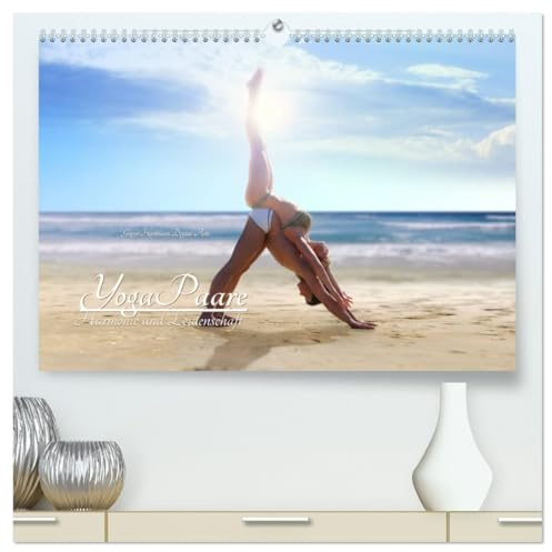 YogaPaare (hochwertiger Premium Wandkalender 2026 DIN A2 quer), Kunstdruck in Hochglanz: Partneryoga: Der neue Trend im Fokus (CALVENDO Gesundheit)