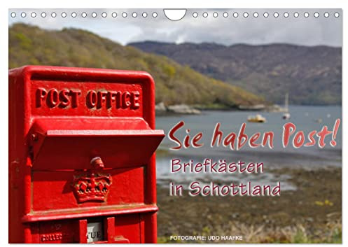 Sie haben Post - Briefkästen in Schottland (Wandkalender 2026 DIN A4 quer), CALVENDO Monatskalender: Impressionen mit Kultstatus in schottischer Landschaft (CALVENDO Orte)