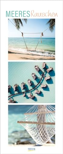 Meeresrauschen 2025: Schmaler Wandkalender. Foto-Kunstkalender zum Thema Meer und Strand. PhotoArt Vertikal Format: 28,5x69 cm.