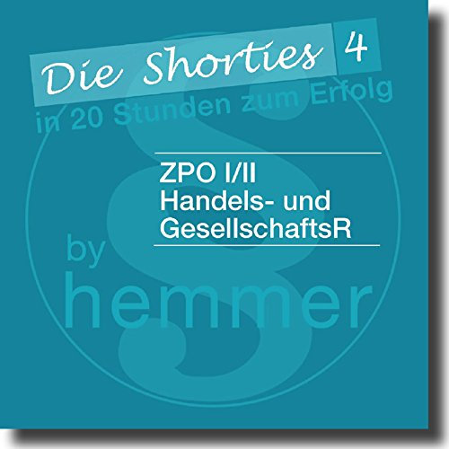 Karteikarten - Shorties Box 4: ZPO I/II, Gesellschaftsrecht, HGB