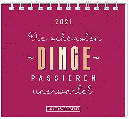 Mini-Kalender 2021 Die schönsten Dinge: Mini-Kalender