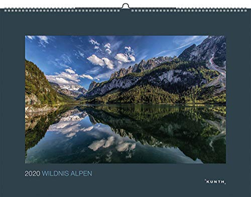 Wildnis Alpen 2020: Kalender 2020 (KUNTH Wandkalender Black Edition)